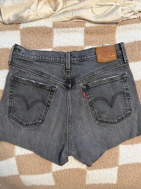Levi's Vintage Women's Charcoal Gray / Black Denim Cutoff Shorts